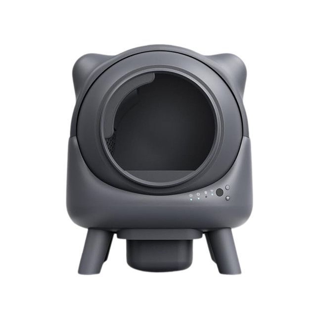 Automatic Enclosed Cat Litter Box 65L with App Monitoring and Self-Cleaning