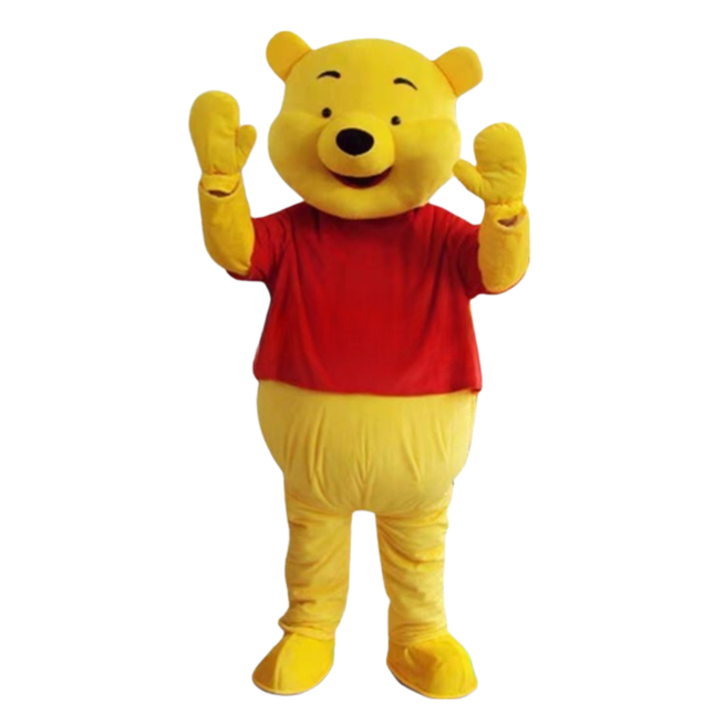 Adult Unisex Cartoon Bear Mascot Costume – Full Body Plush Character Suit with EVA Structure for Parties & Events