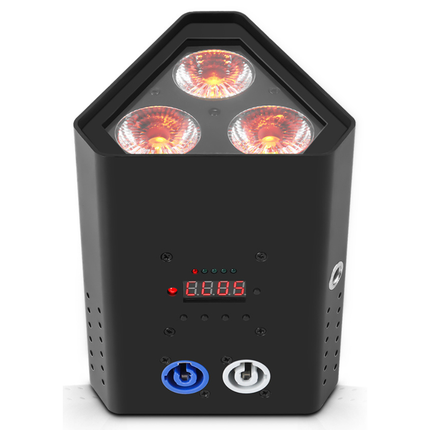 Wireless 54W LED Par Stage Light RGBWA+UV 3x18W with DMX512 and Remote Control