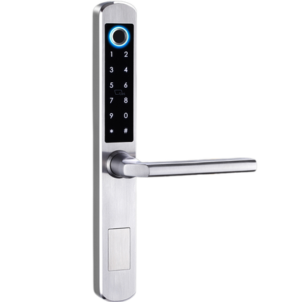 Smart Fingerprint Door Lock with Touch Keypad, App Access for Wooden & Aluminium Doors