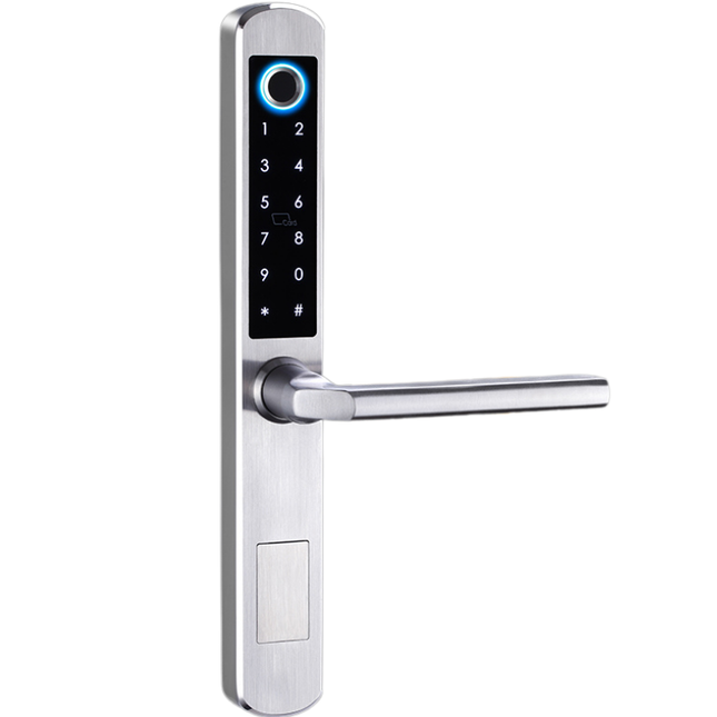 Smart Fingerprint Door Lock with Touch Keypad, App Access for Wooden & Aluminium Doors