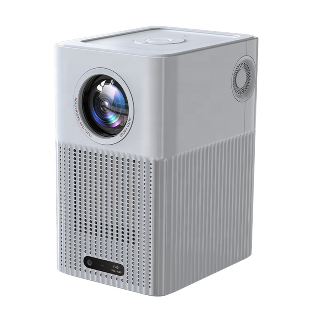Portable LCD Projector, 450 ANSI Lumens with Auto Focus & 16W Speakers