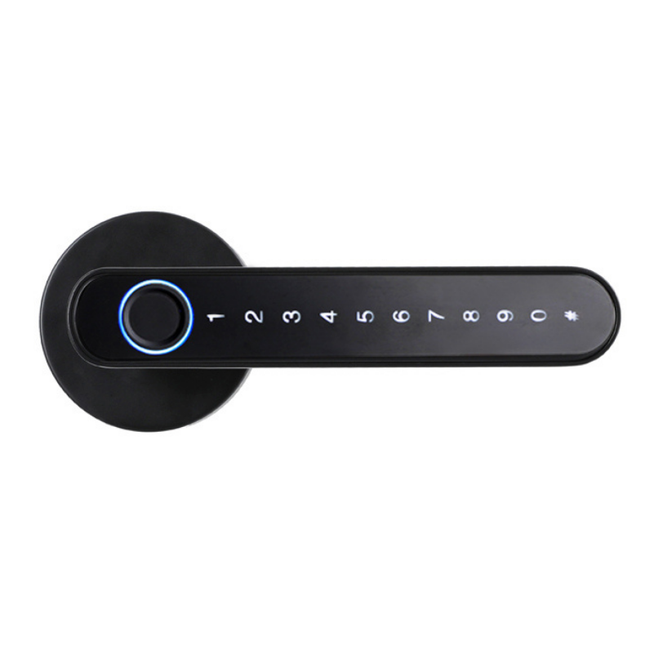 Fingerprint Smart Door Lock with Key, RFID Entry & App Control for Steel Doors