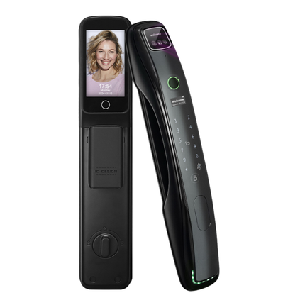Smart Biometric Face Recognition Door Lock with Camera Doorbell and App Control
