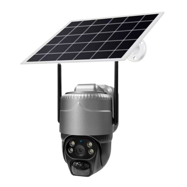 3MP Solar Powered Wireless Security Camera with Pan Tilt and Night Vision