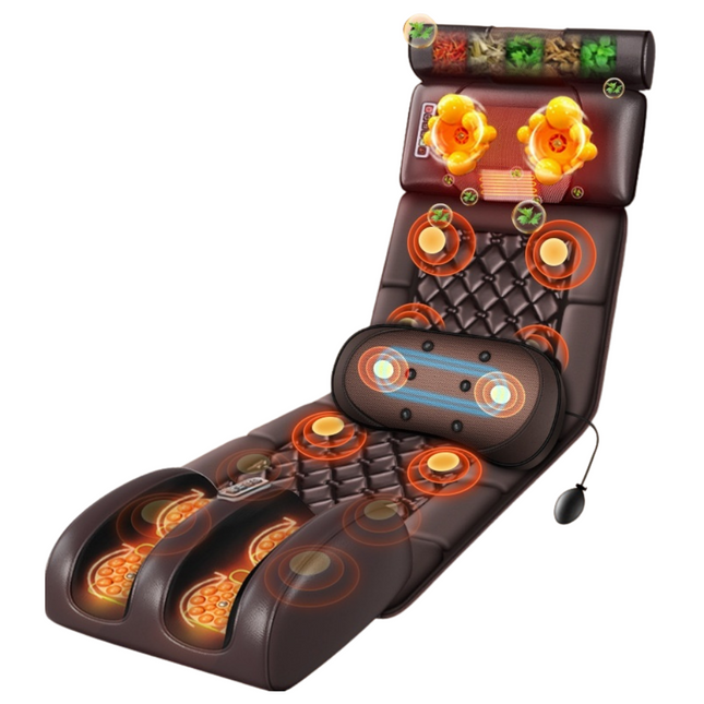 4-in-1 Full-Body Massage Mat with Neck, Back, Waist, and Leg Relaxation