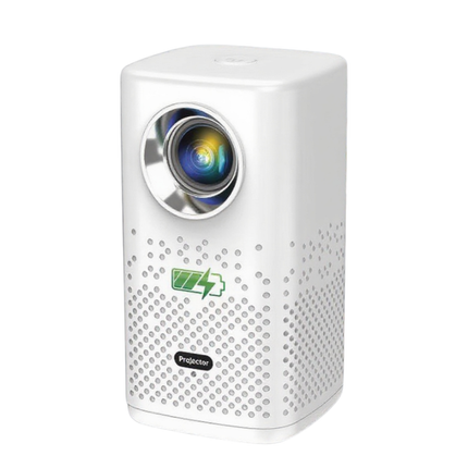 Portable LED Projector 720P with Adjustable Focus, 30–200 Inch Display Support