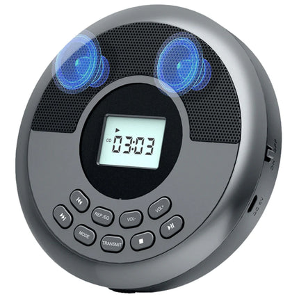 Rechargeable Bluetooth CD Music Player with USB MP3 Support & Built-in Speakers