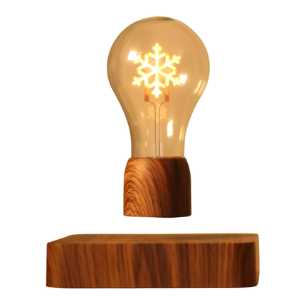 Magnetic Levitating LED Lamp with Artistic Filament & Touch Sensor Base
