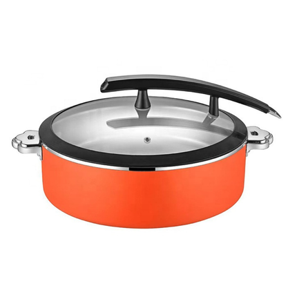 32cm Large Soup Pot with Lid, 3-Ply Stainless Steel Heavy-Duty Stockpot