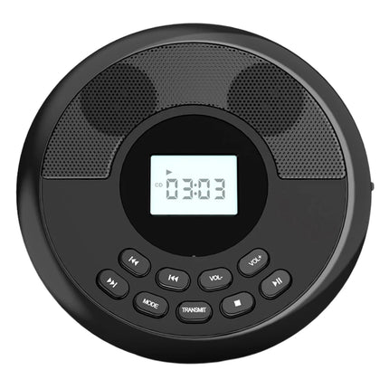 Rechargeable Bluetooth CD Music Player with USB MP3 Support & Built-in Speakers