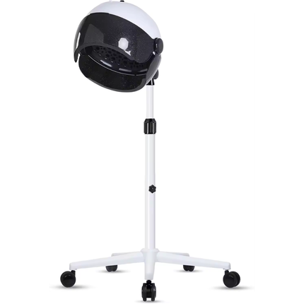 Professional Standing Hooded Hair Dryer with Wheels LCD Timer 3 Heat Modes