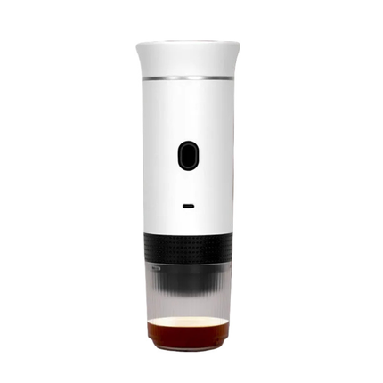 Cordless Portable Electric Coffee Maker 20 Bar Pressure 0.6L for Grounds & Capsules