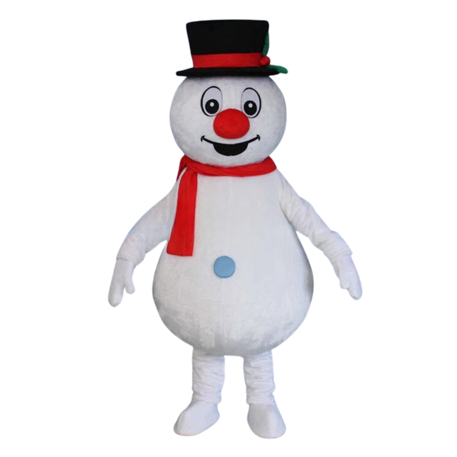 Professional Adult Snowman Mascot Costume – Holiday Party & Event Cartoon Character Outfit
