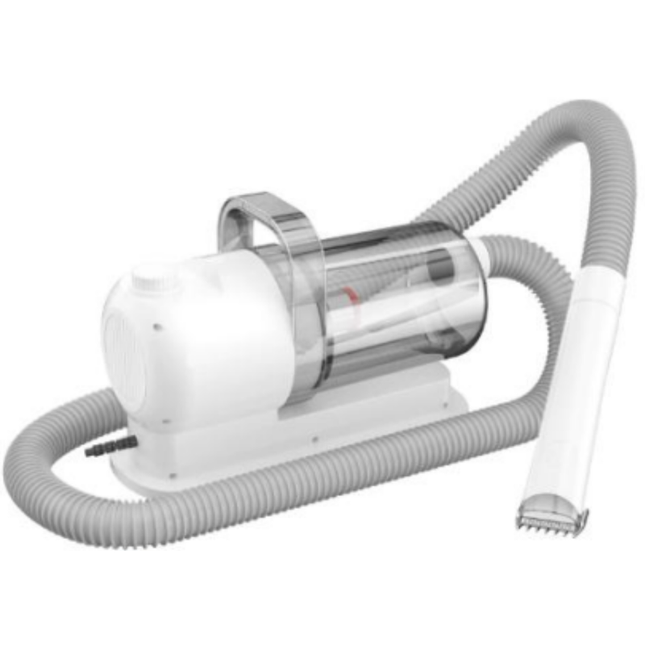 6-in-1 Cordless Pet Grooming Vacuum Kit – Hair Suction Clipper with 6 Guide Combs