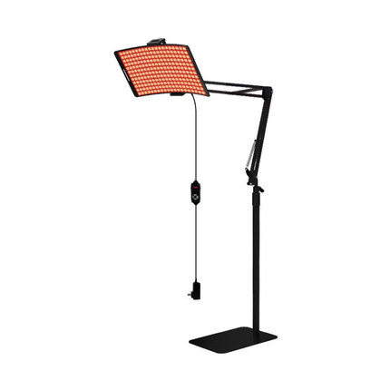660nm 850nm Red Infrared Light Relaxation Panel Dual Chip 128 LED with 5–30 Min Timer Home Use
