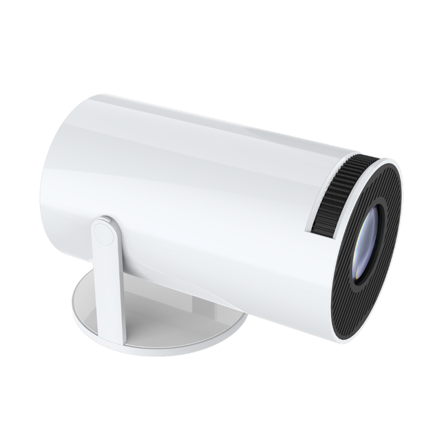 Portable 1080p Projector with Android 11 and 180° Rotatable Handle