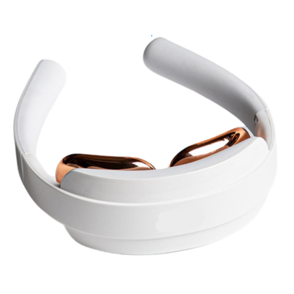 Portable Smart Neck Massager with Heat and Pulse 15min Timer Rechargeable
