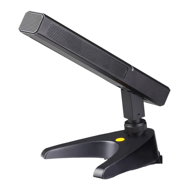High-Sensitivity Desktop Condenser Mic with 48V Phantom Power for Meetings & Presentations