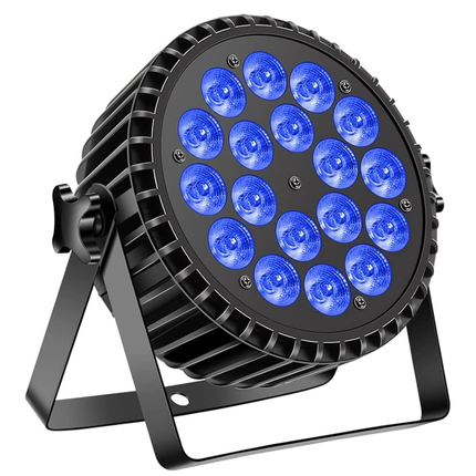 RGBW LED Par Lights 200W Stage Uplights 18x10W LEDs