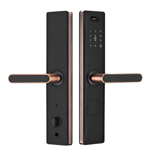 Digital Smart Door Lock with Fingerprint Scanner, Tuya App Control and Multiple Unlock Methods