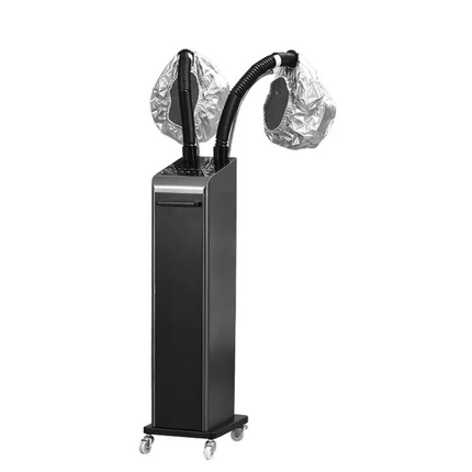 Professional Micro Mist Hair Steamer with Dual Caps LCD Digital Control for Deep Scalp Support
