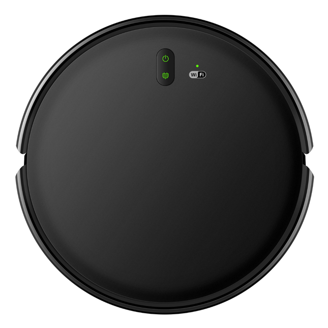 Cordless Smart Robot Vacuum Cleaner with Real-Time 2D Map, HEPA Filtration, Wet & Dry Cleaning – Black