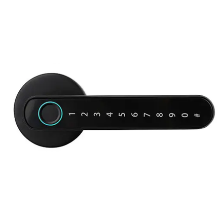 Keyless Smart Door Handle Lock with Fingerprint Password Key Entry & App Control