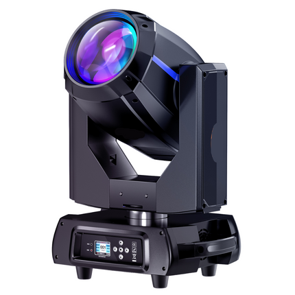 380W Professional Moving Head Beam Stage Light 14 Gobos Dual Prism Effects DMX DJ Event Lighting