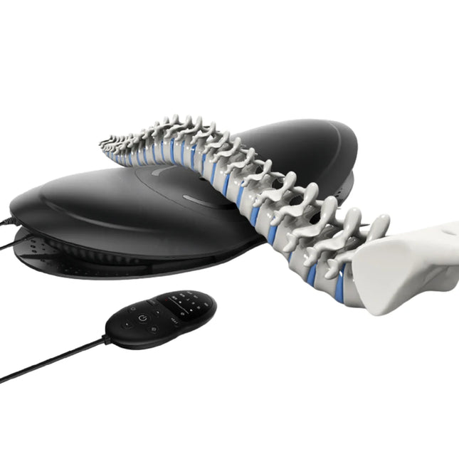 Heated Lower Back Massage Cushion with Air Compression and Vibrating Relaxation