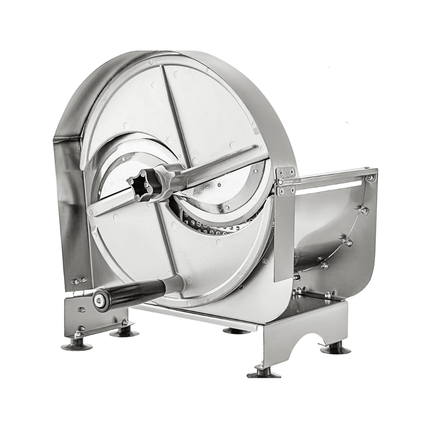 Commercial-Grade Hand Crank Vegetable Slicer & Shredder (Stainless Steel)