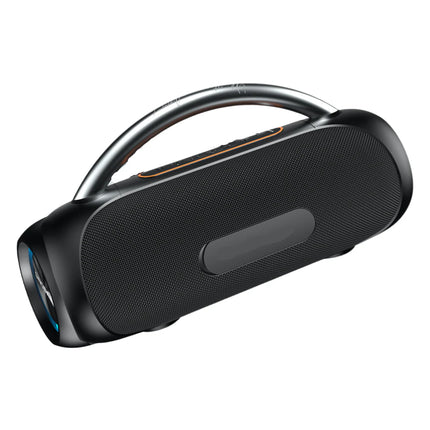 High-Power Portable Bluetooth Speaker with LED Lights, 60W Stereo Sound, Waterproof & Rechargeable
