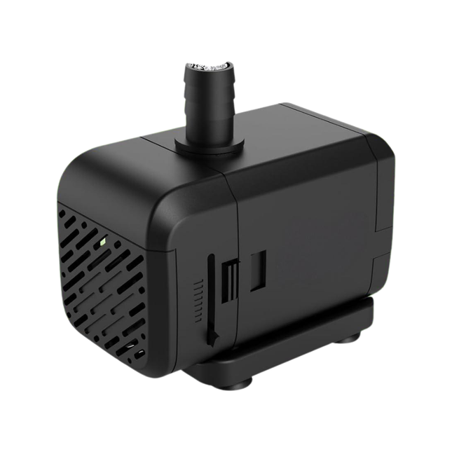 6W Aquarium Water Pump Adjustable Flow Ultra Quiet Submersible Fountain for Fish Tanks
