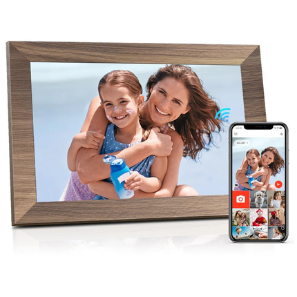 Smart 10.1” Wireless Digital Picture Frame with App Control, Smart Wake Sensor & Screen Rotation
