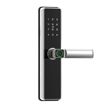 Aluminium Door Smart Lock with Fingerprint, Password, Card and Key Access (5050 Mortise)