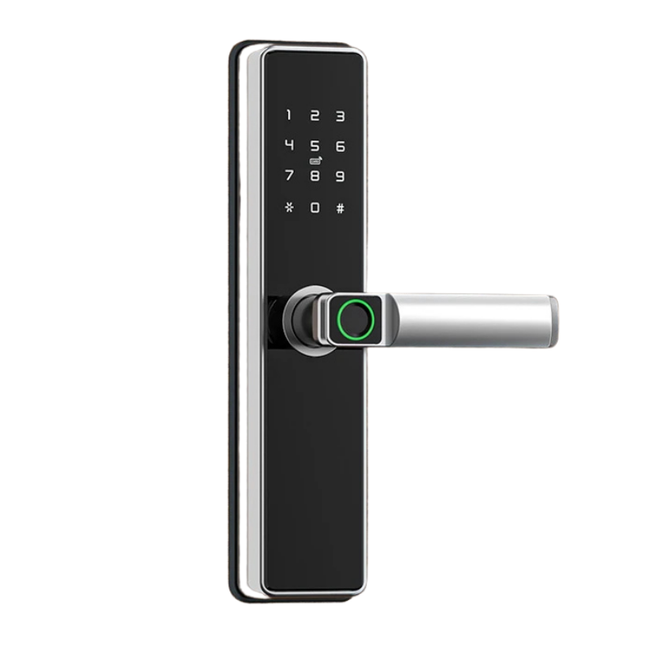 Aluminium Door Smart Lock with Fingerprint, Password, Card and Key Access (5050 Mortise)