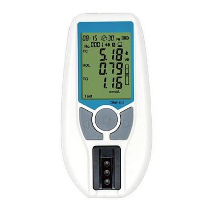 Compact Blood Analyzer for Cholesterol, Triglycerides & Renal Function Testing Portable