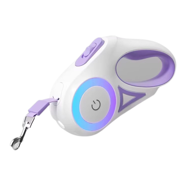 Heavy Duty Retractable Dog Leash with One-Hand Brake and Anti-Slip Handle