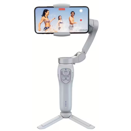 Portable 3-Axis Handheld Smartphone Gimbal Stabilizer – Foldable Design for Vlogging and Live Streaming