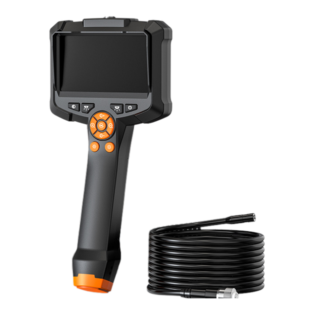 Professional Pipe & Drain Inspection Camera with 4.3” Display, 2MP Lens, 8.5mm Waterproof Probe & LED Illumination