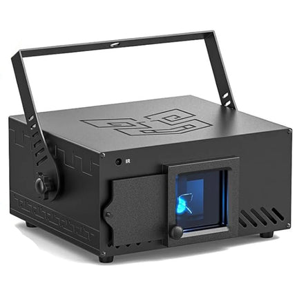 Professional RGB Laser Projector Light with Music Sync, DMX Programming & Motion Effects