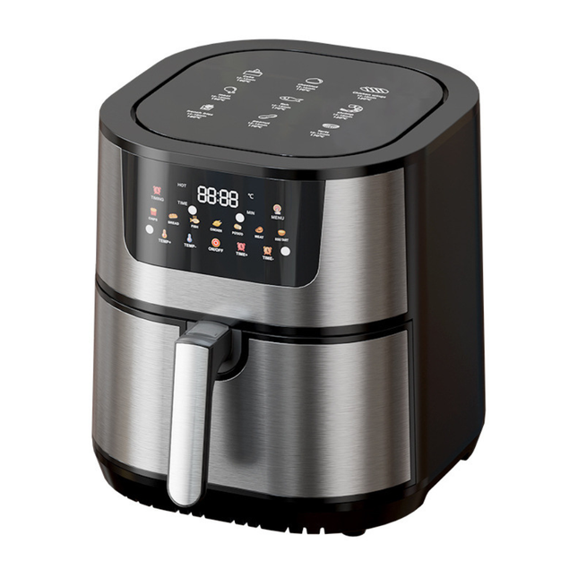 15L Large Capacity Air Fryer with Digital Touch & Knob, 1500W