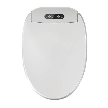 Smart Bidet Toilet Seat with Warm Seat, Dual Wash, Drying Function, and Remote Control
