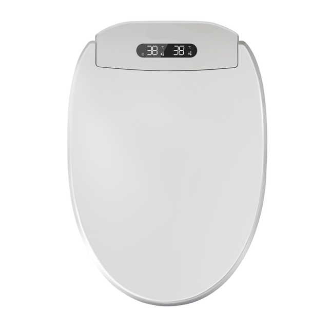 Smart Bidet Toilet Seat with Warm Seat, Dual Wash, Drying Function, and Remote Control