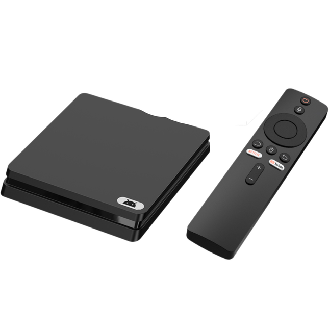Android TV Box 4K Streaming Device with 2GB RAM, 8GB/16GB Storage & Dual WiFi