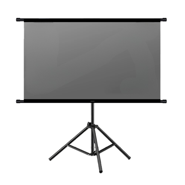 Portable ALR Projector Screen with Tripod Stand Foldable Roll-Up Design 16:9 Format