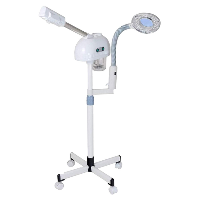 Handheld Cooling Facial Mister with Built-In LED Lamp – Rechargeable & Travel Ready