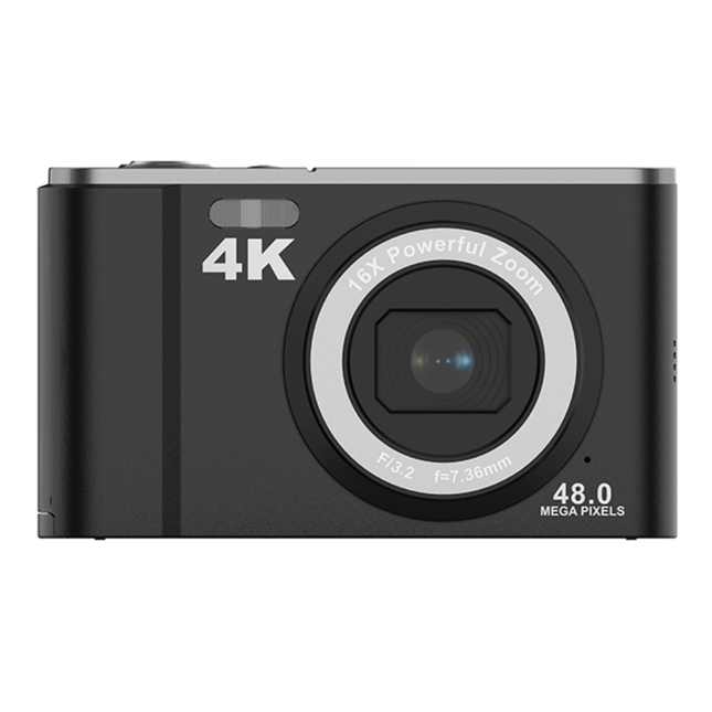 Compact 48MP Photo & 4K 60FPS Video Camera with 2.8" Screen Display