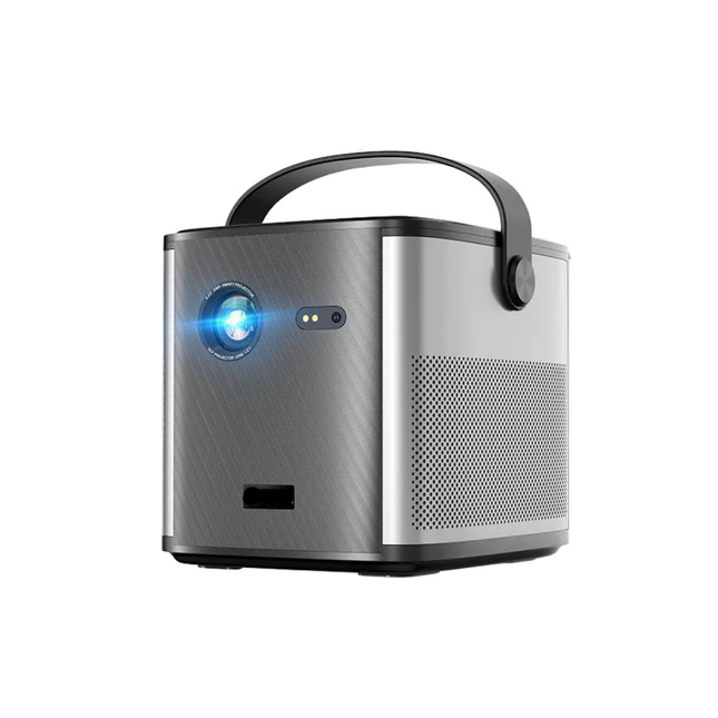 Compact Portable Projector 4K 1080p Auto Focus Android 9.0 500 ANSI 3H Battery
