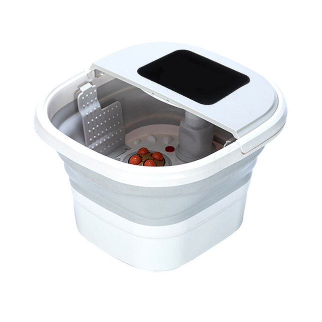 Portable Deep Folding Foot Spa with Massage Rollers & Heat